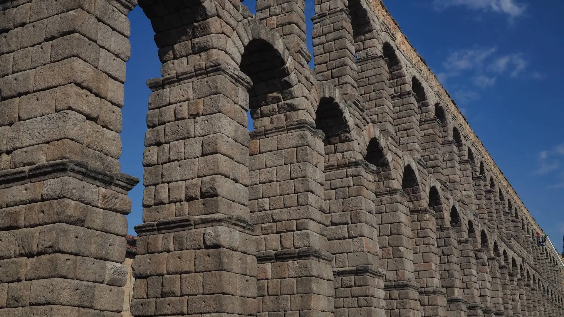 Day Trips from Madrid - Segovia.. A two-storied stone aquaduct with multiple arches
