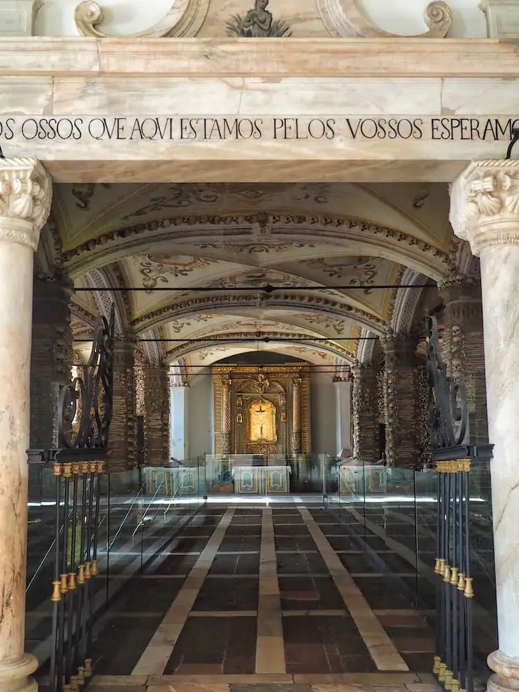 Entrance to the Chapel of Bones