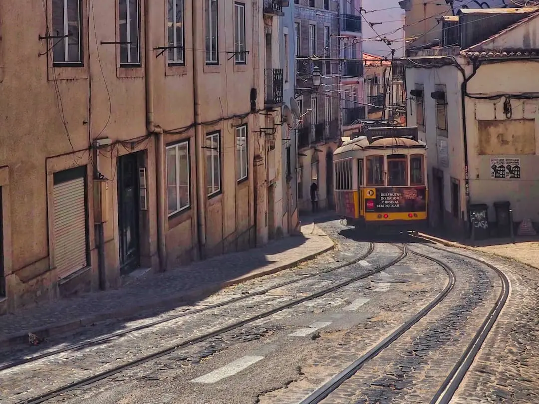Lisbon Alfama tram...