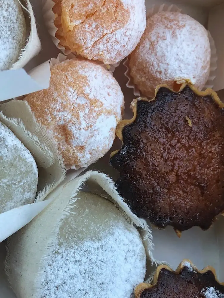 An assortment of pastries