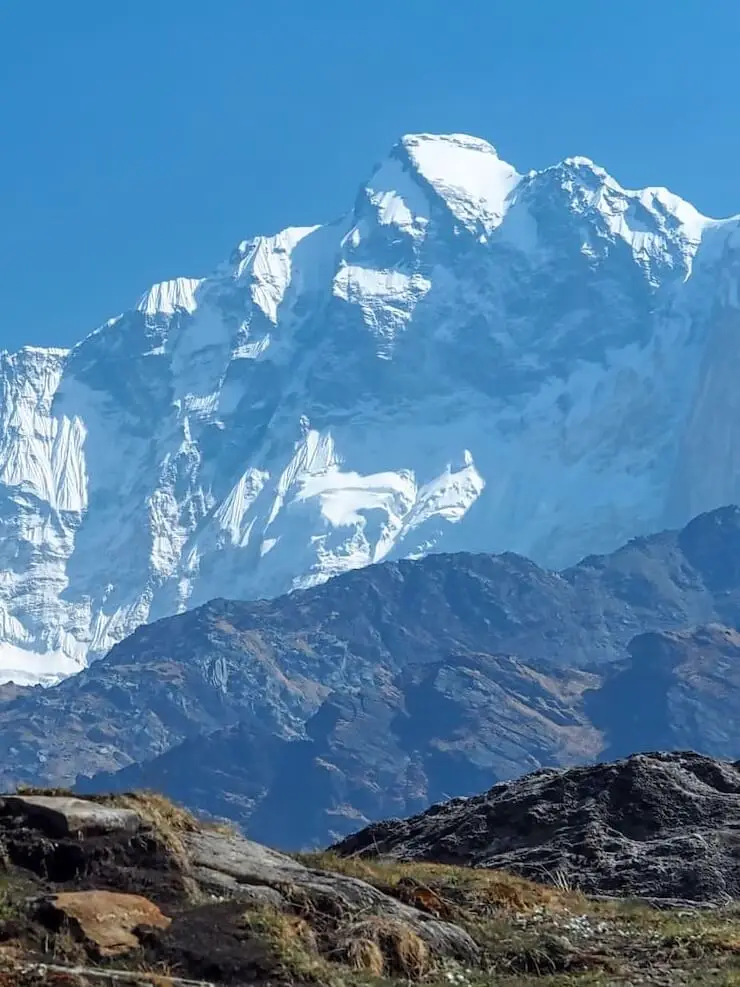 Snow-capped mountain