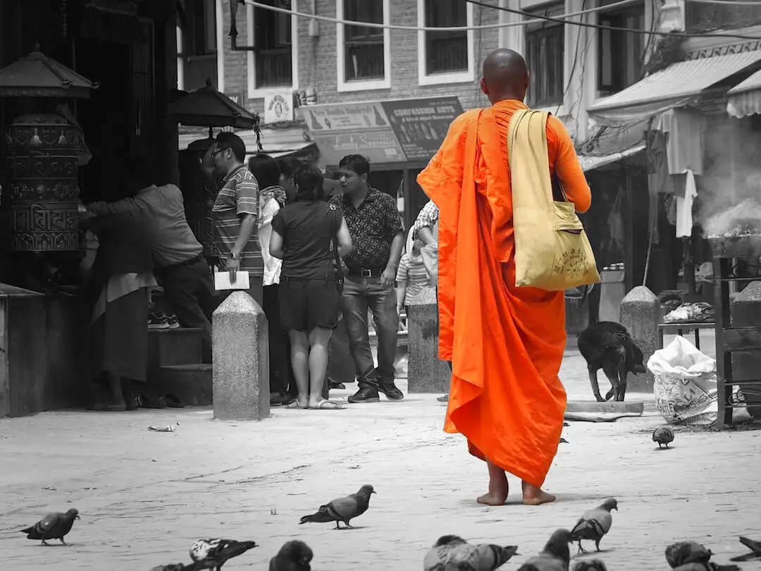 Monk in Bhoudanath, Nepal... Visit Nepal - Bhoudanath