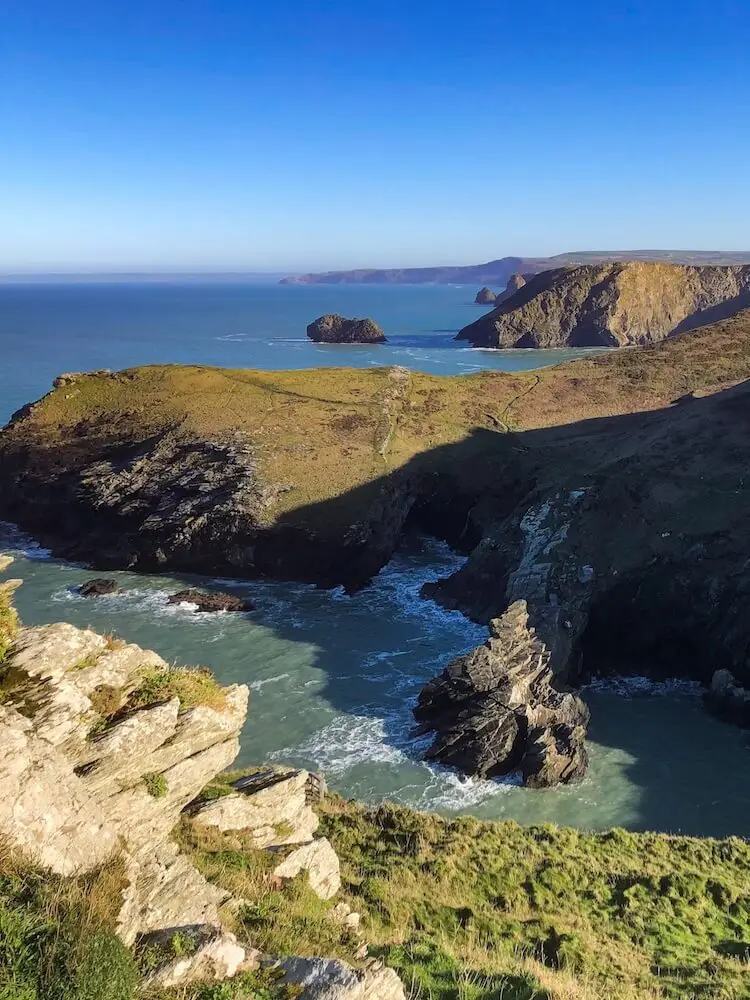 Tintagel coastline Tintagel coastline