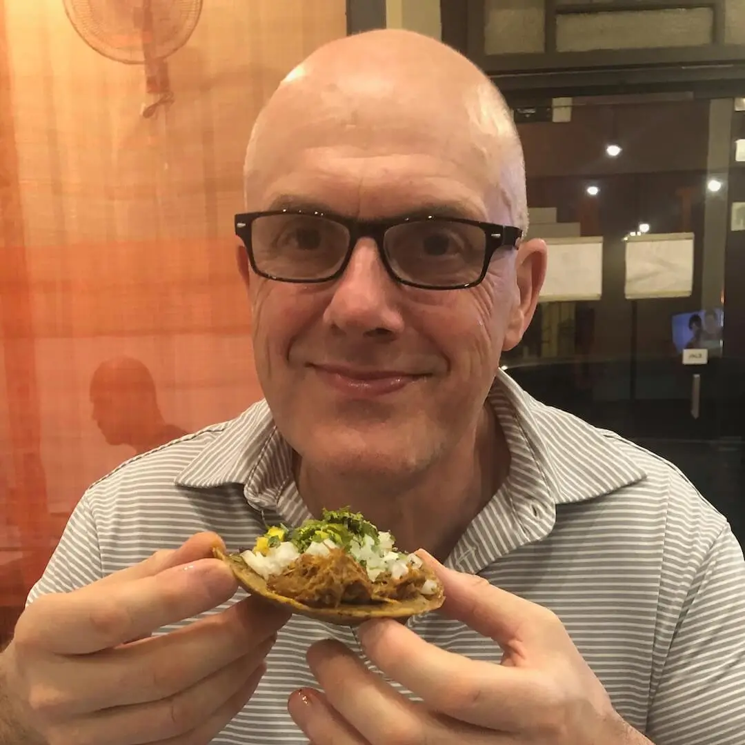 Ian with a panucho