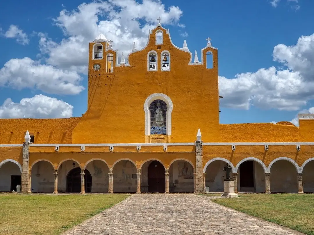 Inside the atrium at Convento de San Antonio de Padua,