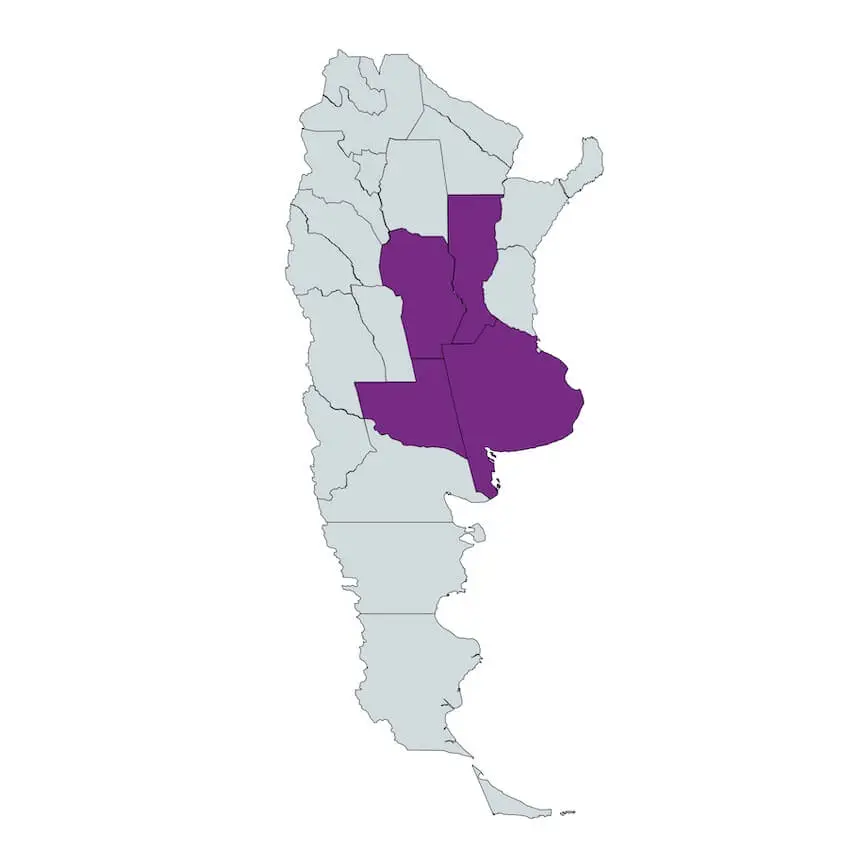 Map of Pampas