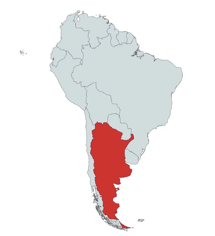 Map of Argentina