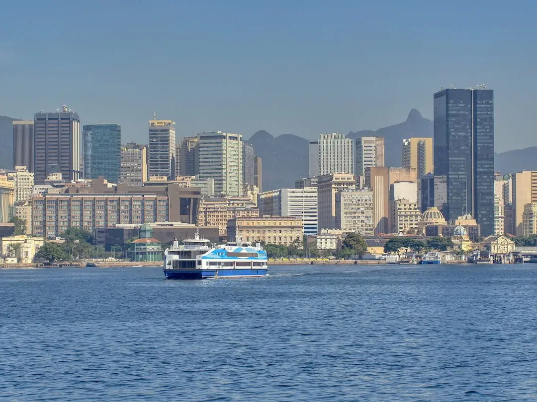 View of Rio from Barcas Niteroi to Rio