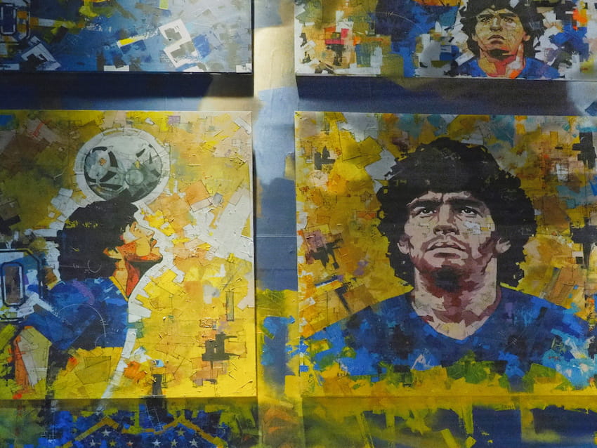 Maradona mural Buenos Aires