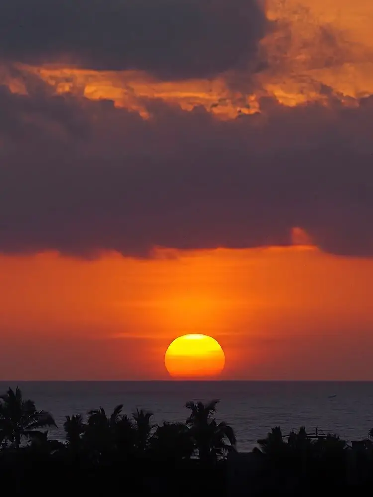 Baja sunset in El Pescadero
