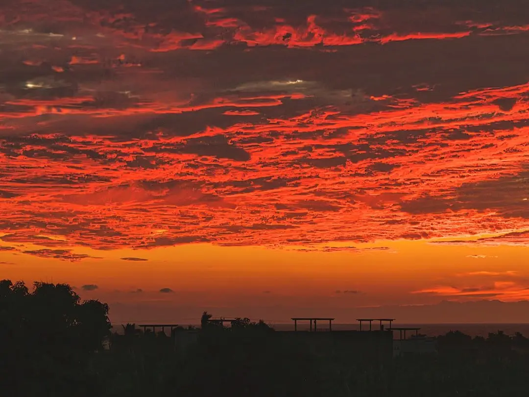 Baja sunset in El Pescadero