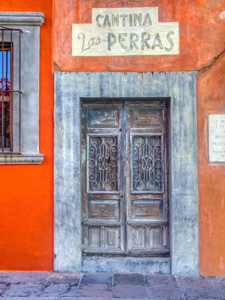 Cantina Door in San Miguel de Allende