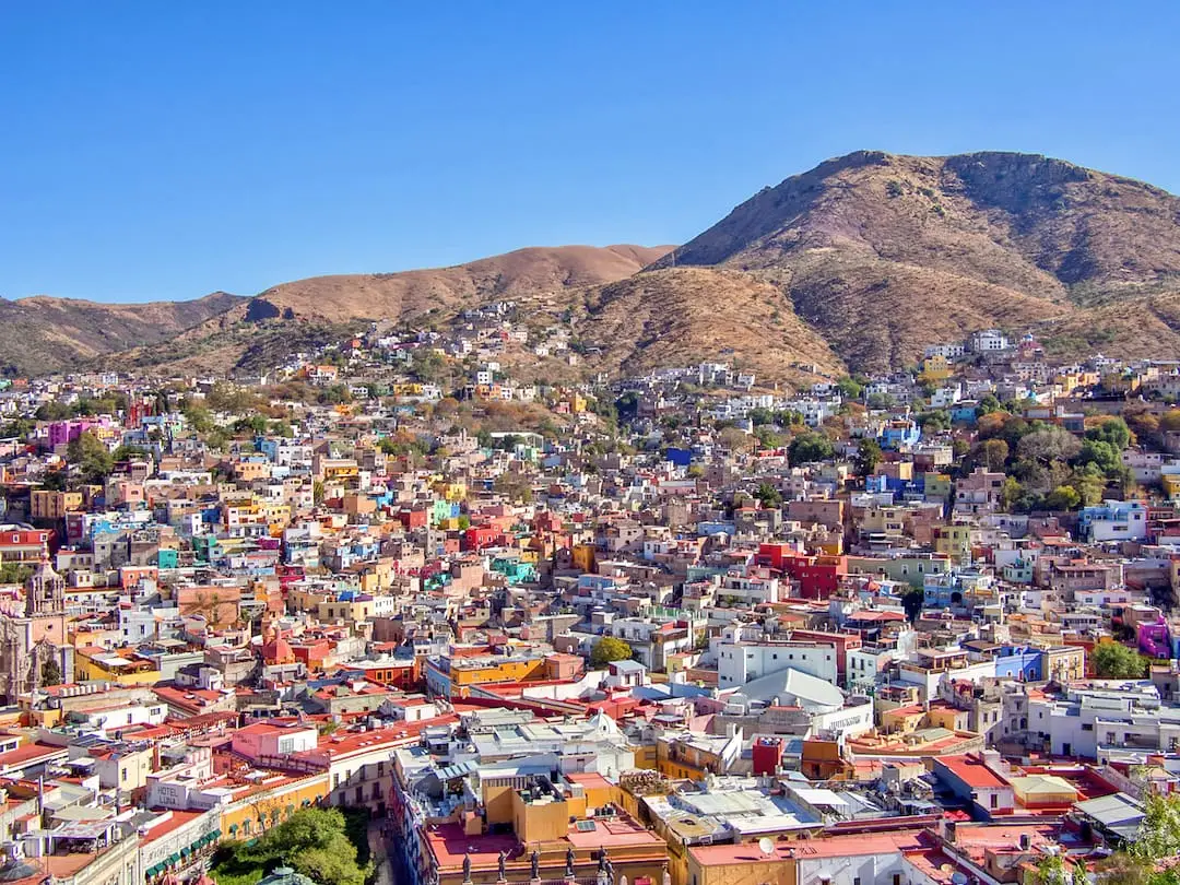 View beyond Guanajuato University