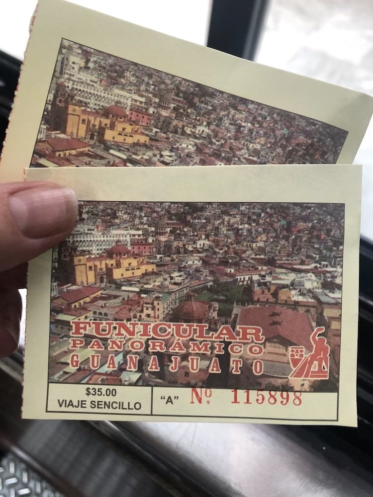 Guanajuato funicular tickets