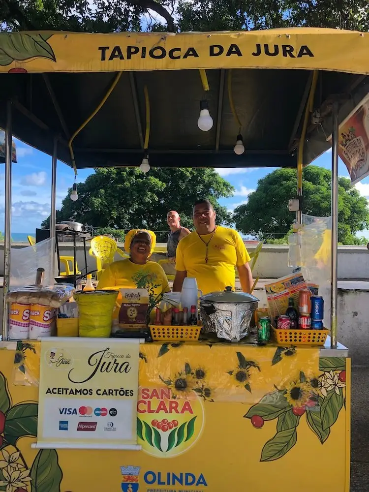 Tapioca da Jura - Olinda Tapioca stall in Olinda