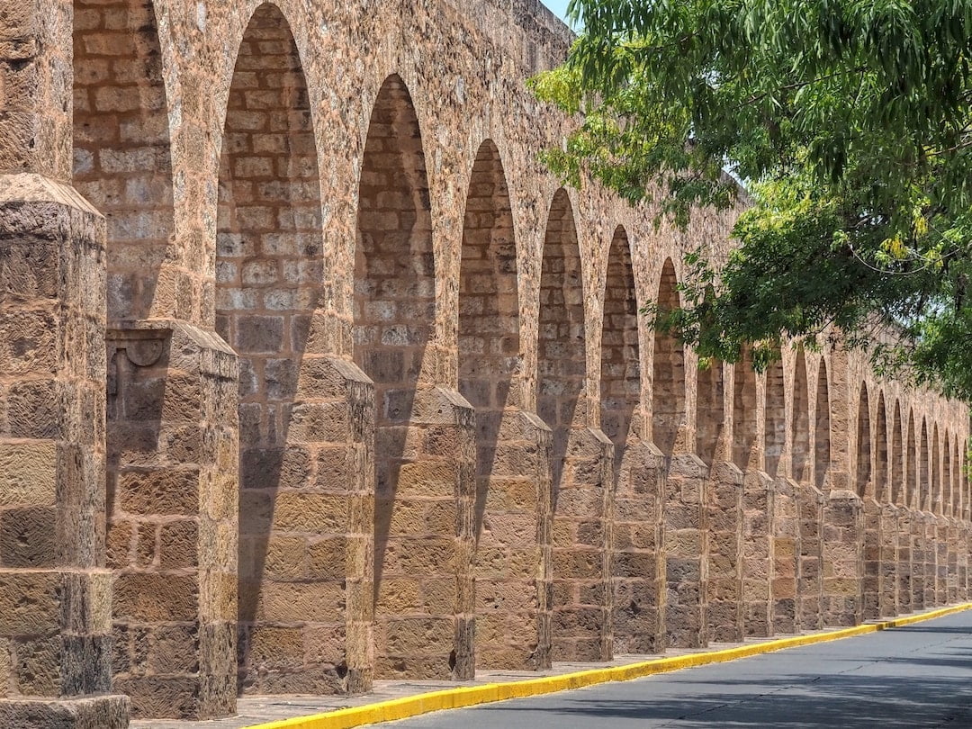 Aquaduct Morelia Michoacan Mexico 2