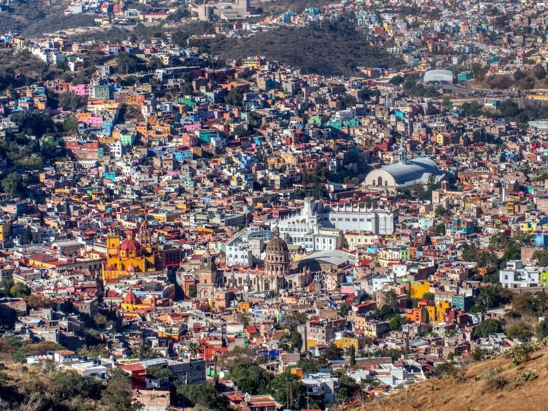 View of Guanajuato from Cerro de la Sirena