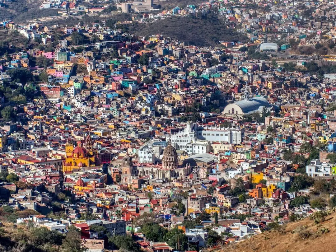 View of Guanajuato from Cerro de la Sirena – Mexico View of Guanajuato from Cerro de la Sirena