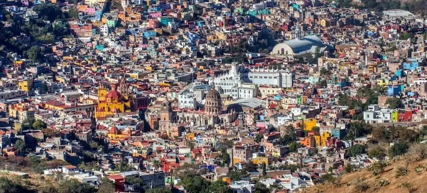 View of Guanajuato from Cerro de la Sirena Hiking Cerro de la Sirena - One Of The Best Things To Do In Guanajuato