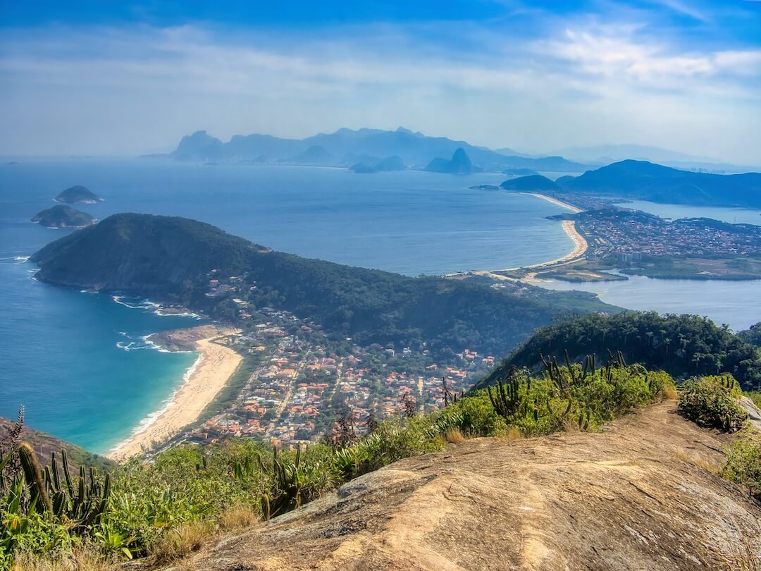 Mountains, sea and Rio's skyline