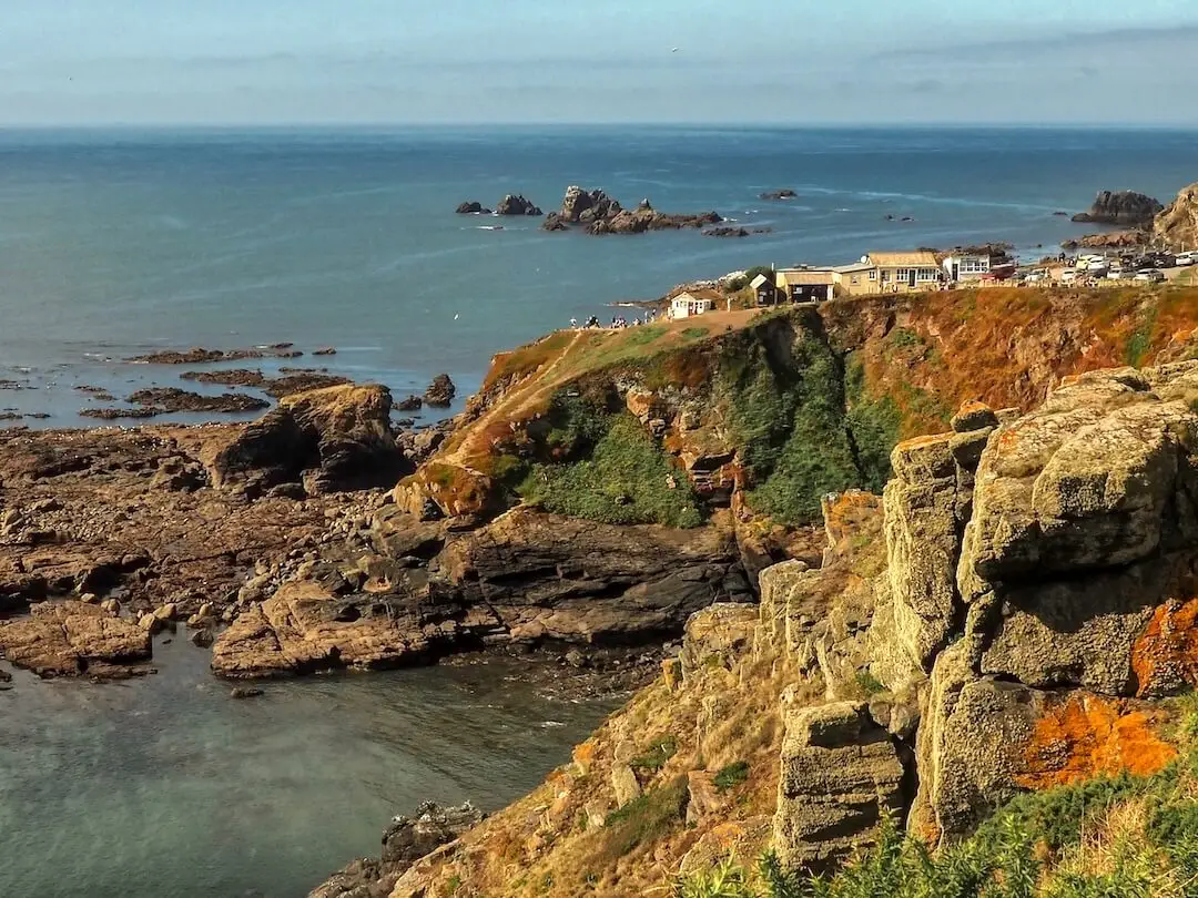 Lizard Point - Cornwall Cliffs overlooking the sea